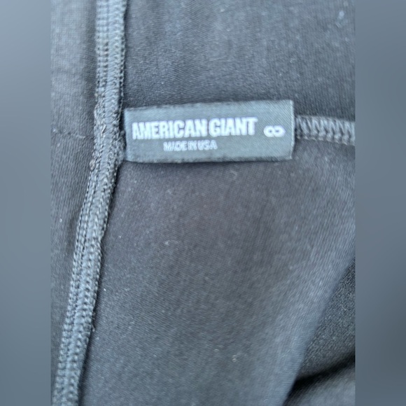 American Giant Ponte Knit Pull On Pants Size 8 Black - Picture 8 of 9